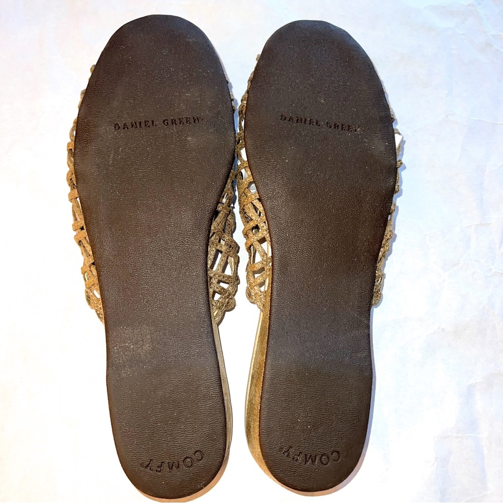 Daniel Green Diana Lattice Woven Mules Wedge Slides Sandals Slippers Shoes 9.5 - Picture 12 of 12